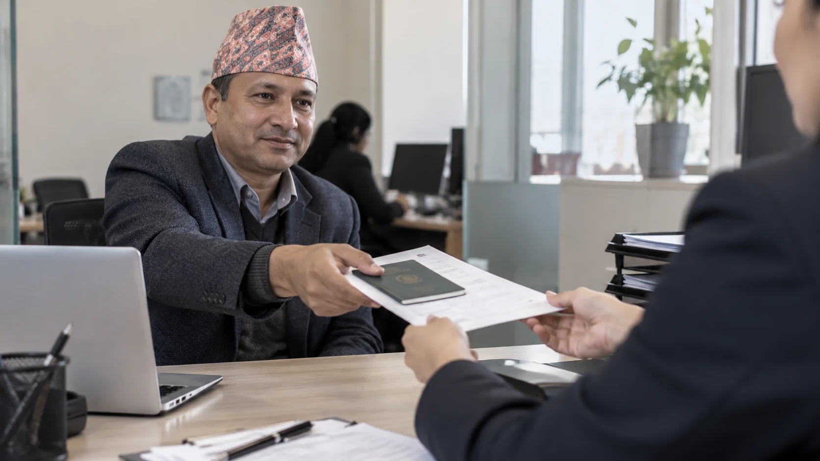 Nepalski radnik priprema vizu D za ulazak u Hrvatsku